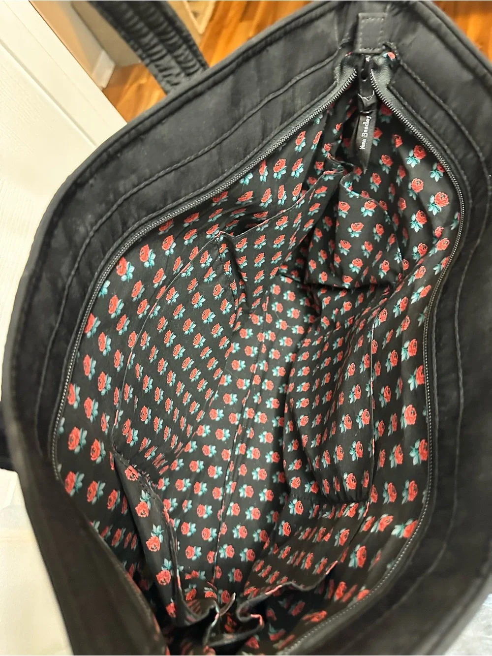 kate spade Black Quilted Laptop Tote